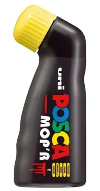 POSCA PCM-22 žltá / Popisovač / Vodou riediteľný / Okrúhly hrot 3-19 mm / Svetlostály (183207)
