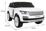 Mamido Elektrické autíčko Range Rover HSE 4x4 biele