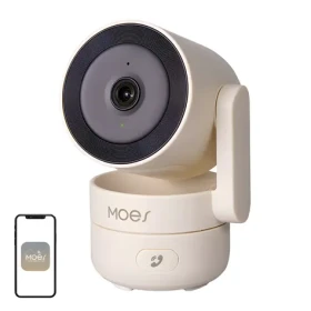MOES WCM-P52P / Vnútorná IP kamera / PTZ / 4MP / Wi-Fi 6 / IR nočné videnie (WCM-P52P-MS)