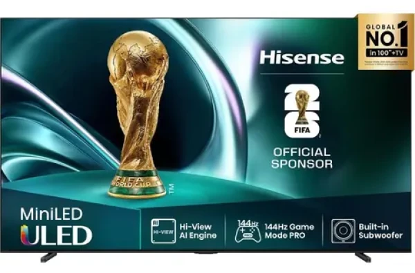 85" Hisense 85U7Q čierna / Televízia / Mini-LED QLED / UltraHD 4K / 144Hz / VIDAA / Wi-Fi (85U7Q)