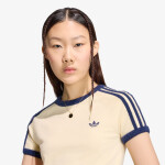 Tričko adidas Knitted T-shirt Warm Vanilla/ Night Indigo S