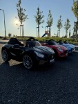 Mamido Mamido Elektrické autíčko Cabrio Fast Wing čierne EVA kolesá