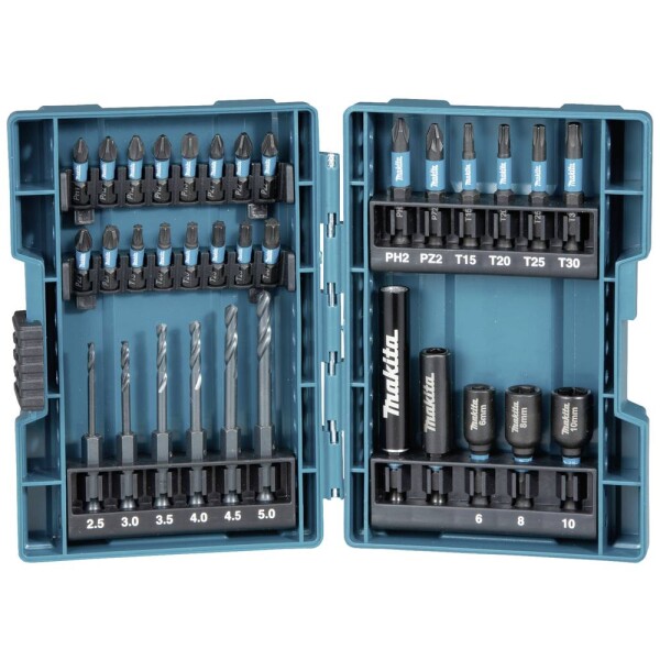Makita B-66896 B-66896 33-dielna sada bitov a vrtákov; B-66896