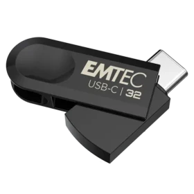 EMTEC C280 USB 3.2 Type-C 32GB čierna / flash disk (ECMMD32GC283)