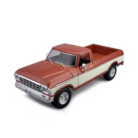 Maisto - 1979 Ford F150 Pick- UP, metal hnedá, krémová, 1:18