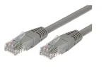 Patch kábel UTP CAT6A 1m šedý / Sieťový kábel / RJ45 (AKTBXKS6AUP100G)