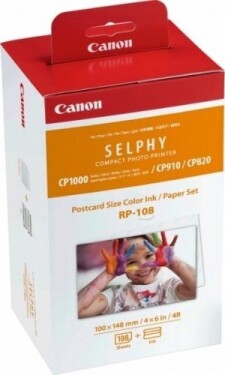 Canon Canon 8568B001 RP-108 Colour Ink Cartridge + 100x148mm Paper Set 108 Sheets (SPEC)