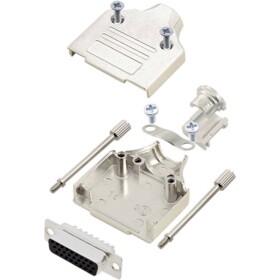 TRU COMPONENTS TCMHDM15HDS26K 7708944 sada D-SUB zásuvková lišta 180 ° Pólov: 26 spájkovaný 1 ks; 7708944