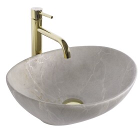 REA - Umývadlo na dosku Sofia Beige Matt REA-U6360