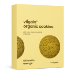 Vilgain Cookies BIO – chlorella a pomeranč 135 g (4 x 2 sušienky)