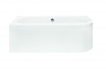 BESCO - Asymetrická vaňa AVITA - Nožičky k vani - S nožičkami, Rozmer vane - 150 × 75 cm, Spôsob prevedenia - Ľavé VANAVIT150L + OLVPINOZ