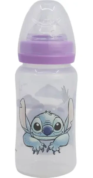 STOR Antikoliková dojčenská fľaša Lilo a Stitch / Dojčenská fľaša / 240 ml (10902)