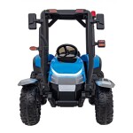 Mamido Detský elektrický traktor BLAST s prívesom 2x200W modrý