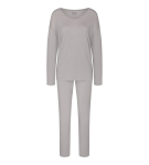 TIMELESS SENSUALITY - Mäkký modalový pyžamový set s čipkou Triumph Silent Grey 42
