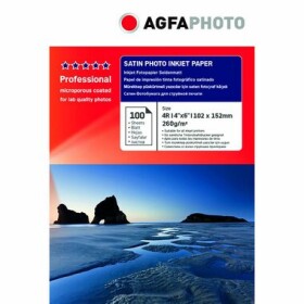 AGFAPHOTO Professional Photo Paper 260 g 10x15 cm (satin) 100ks / Fotopapier / satin (AP260100A6SN)