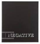 HAMA Negative čierna / Krúžkový zakladač pre negatívy / A4 / 4-krúžkový / chrbát 39 mm (7548)