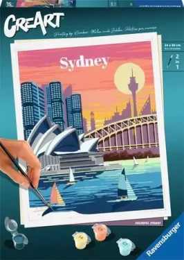 Ravensburger 235261 CreArt Trendy mesta: Sydney