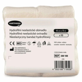 Ovínadlo hydrofilné neelastické nesterilné 6 cm x 5 m 1 x 10 ks
