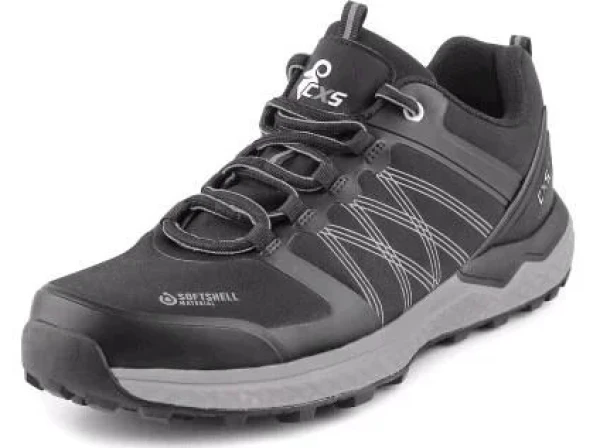 CXS SPORT Softshellová polobotka černo-šedá 42 222004781042