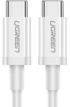 Ugreen US264 Nabíjací kábel USB-C (M) - USB-C (M) 1 m biela / QC3.0 (60518)