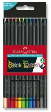 Faber-Castell Pastelky Black Edition 12ks (134598)