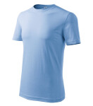 Klasické nové pánske tričko sky blue XL