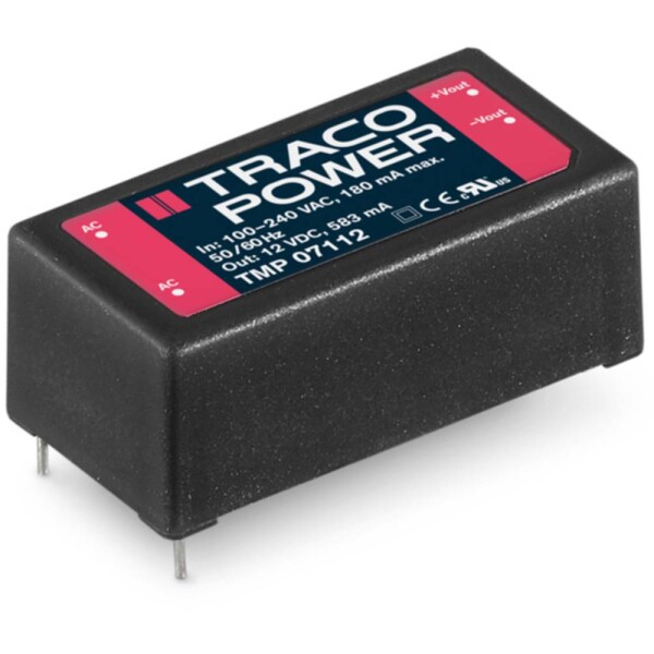 TracoPower TMP 15124 sieťový adaptér / napájanie 24 V/DC 0.625 A 15 W; TMP 15124