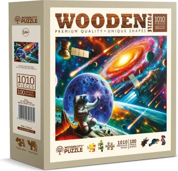 Wooden City Drevené puzzle Objavovanie vesmíru 1010 dielikov