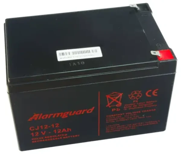 ALARMGUARD CJ12-12 Olovený akumulátor / bezúdržbový / 12V / 12Ah / životnosť 5 rokov (700-01-111)