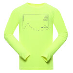 Pánské rychleschnoucí triko ALPINE PRO AMAD neon safety yellow varianta pb XL