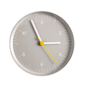 HAY Nástěnné hodiny Grey Recycled