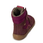 Dievčenská zimná barefoot obuv TEX WINTER Bordeaux, Froddo, G3160233-7, červená - 23