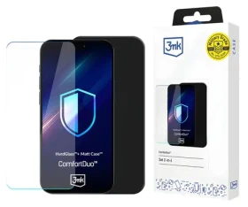 3mk ComfortDuo čierna pre Samsung Galaxy A17 5G / Sada tvrdené sklo a kryt / HardGlass + Matt Case