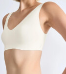 SLOGGI ZERO FEEL - Bezšvová braletka s výstrihom do V, pocit druhej kože Sloggi SILK WHITE XS