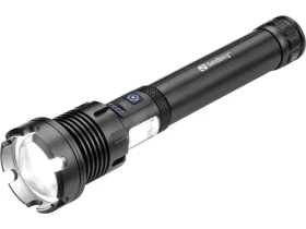 Sandberg Survivor 7in1 Torch multifunkčné svietidlo čierna / powerbanka 10000 mAh / IPX4 / USB-C USB-A (421-09)