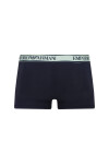 Pánske boxerky 3Pack 112130 4R717 tm. modrá so zelenou Emporio Armani