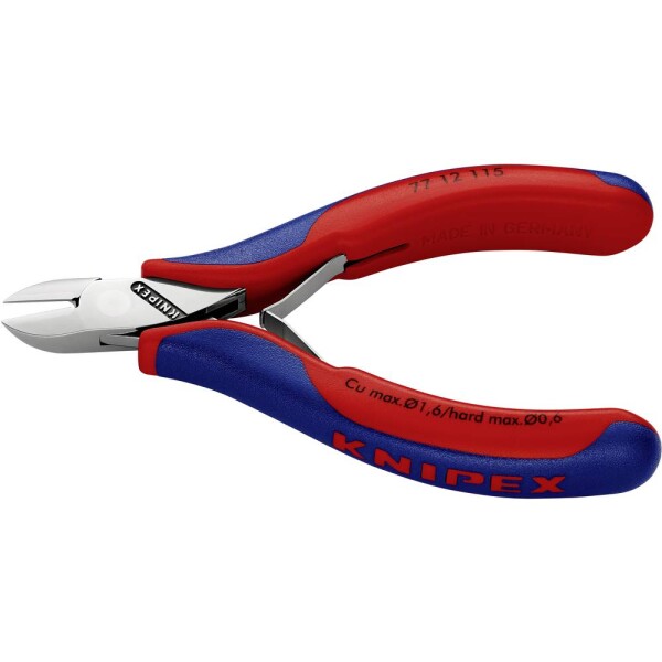 Knipex Knipex-Werk 77 12 115 pre elektroniku a jemnú mechaniku bočné štiepacie kliešte s fazetou 115 mm; 77 12 115