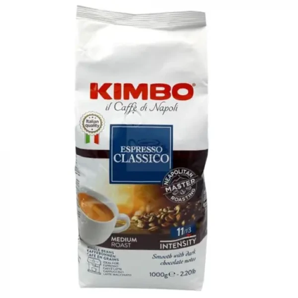 Kimbo Espresso Classico 1 kg / Zrnková káva / 70% Arabica 30% Robusta (8002200121013)