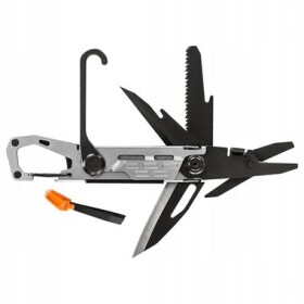 GERBER Stakeout strieborná / Multitool / 11 nástrojov / 94 g (30-001741)