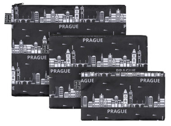 Presco Group Set 3 taštičiek Praha / MINI - 13 x 23 cm / MIDI 20 x 27 cm / MAXI 25 x 32 cm / dopredaj (A-7494)