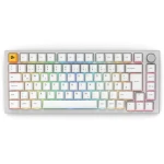 Glorious GMMK Pre biela / herná klávesnica / mechanická / Glorious Fox Ultralight / ISO Layout / DE Layout (GLO-GMMK-P75-FOX-ISO-W-DE)
