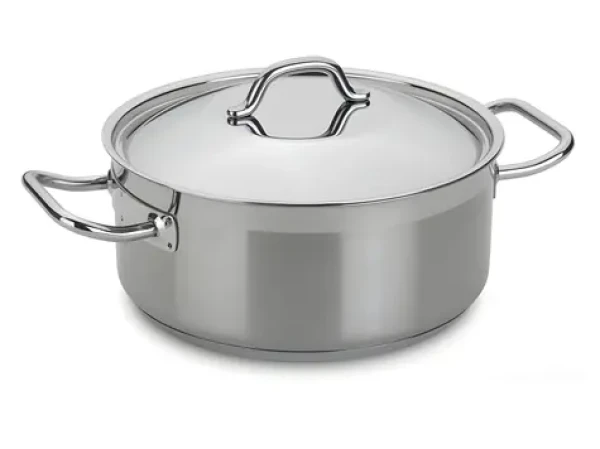 Silampos Profi Tejo / Kastról s pokrievkou / 28 cm / 6,7 l / nerez 18/10 (632125641028100)