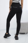 Kalhoty s lemováním na model 20590396 černé barvy - K-Fashion 3XL