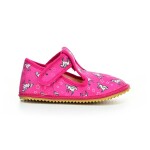 Beda Unicorn textilné barefoot papuče s opätkom (BFN-170020/W/OP) 34 EUR