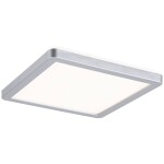 Paulmann 70993 P Atria Shine 11,2W 3000K 190x190 ch m K LED stropné svietidlo LED 11.2 W chróm (matný); 70993