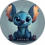 Jedlý papier Stitch sedící 19,5 cm - Pictu Hap - Pictu Hap