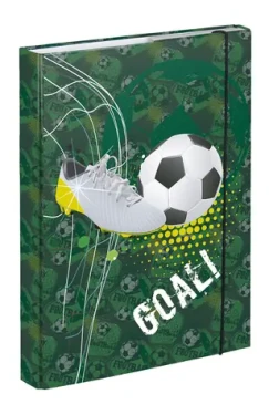 BAAGL Dosky na školské zošity A5 Futbal / 17x23x3 cm (A-31740)