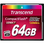 Transcend Premium 800x CF pamäťová karta 64 GB; TS64GCF800