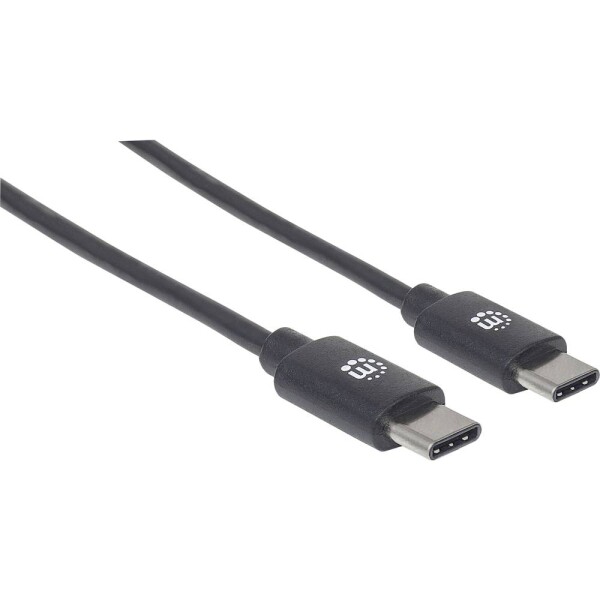 Manhattan USB kábel USB 2.0 USB-C ® zástrčka 2.00 m čierna 354875; 354875