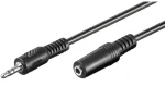 MicroConnect Predlžovací audio kábel čierna / Audio kábel / jack 3,5 mm (MF) / 20 m (AUDLR20)